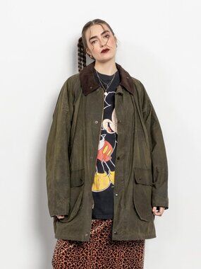 WAXED Canvas Scottish Jacket Vintage Hunting Coat / Large Workwear